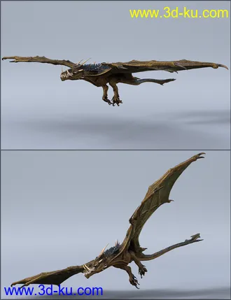 3D打印模型Quixotry's Poses for HH Wyvern的图片