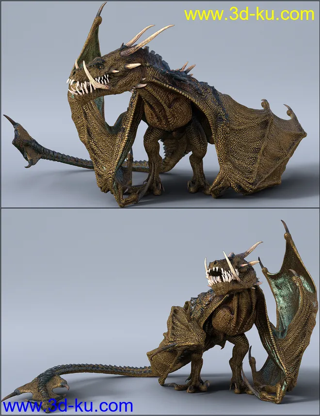 Quixotry's Poses for HH Wyvern模型的图片11
