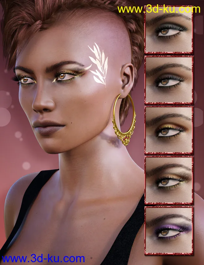 Rayya for Genesis 8 Female模型的图片5