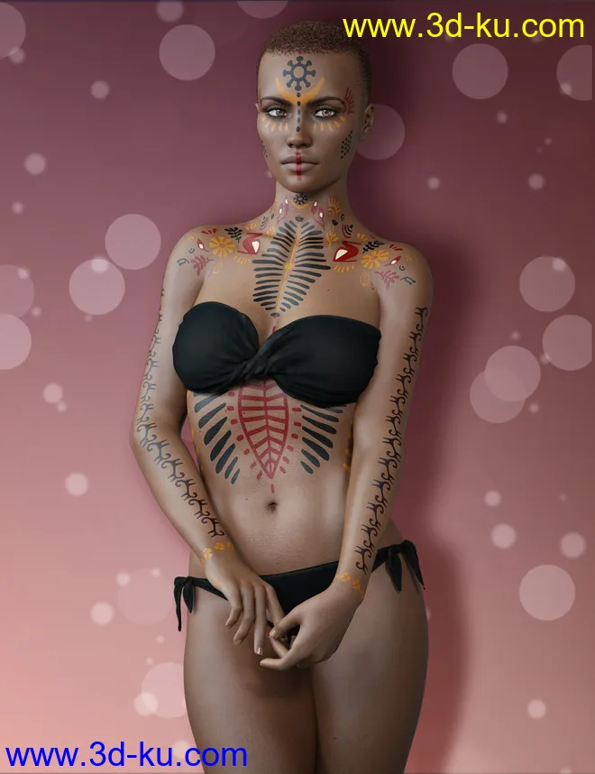 Rayya for Genesis 8 Female模型的图片8