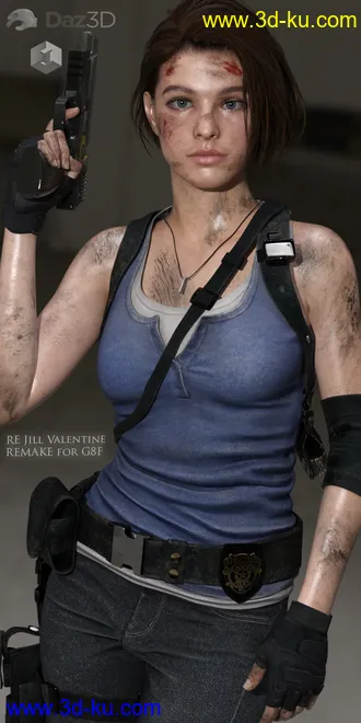 3D打印模型RE Jill Valentine Remake for G8F的图片