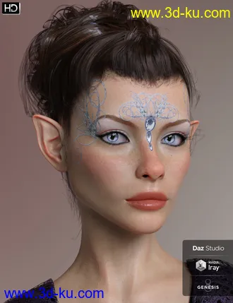 3D打印模型Red HD for Genesis 8 Female的图片