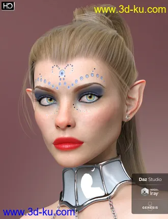 3D打印模型Red HD for Genesis 8 Female的图片