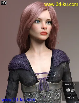 3D打印模型Red HD for Genesis 8 Female的图片