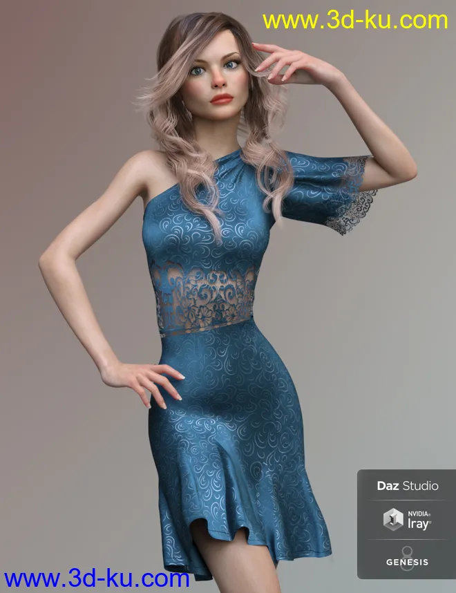 Red HD for Genesis 8 Female模型的图片6