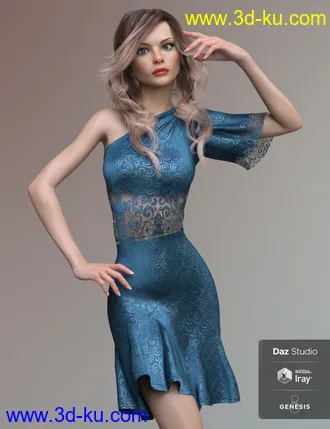 3D打印模型Red HD for Genesis 8 Female的图片