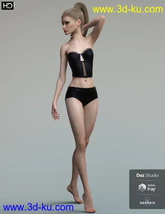 3D打印模型Red HD for Genesis 8 Female的图片