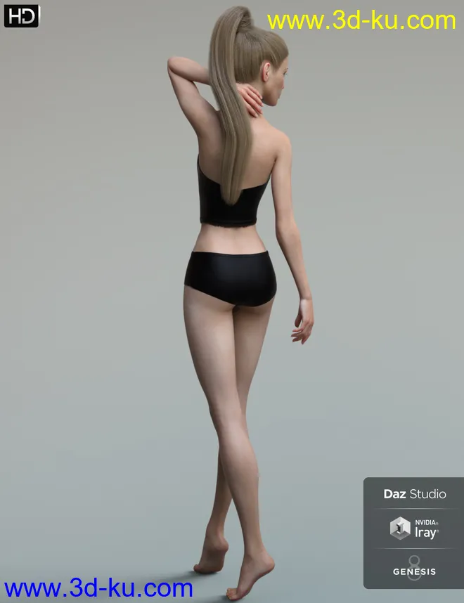 Red HD for Genesis 8 Female模型的图片9