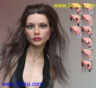 3D打印模型Red HD for Genesis 8 Female的图片