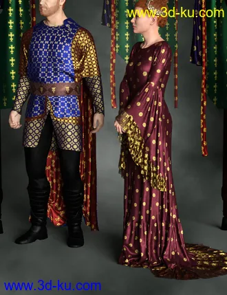 3D打印模型Regal Riches - Historical Pattern Iray Shader Presets的图片