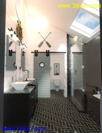 3D打印模型Regatta Bathroom的图片