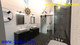 3D打印模型Regatta Bathroom的图片