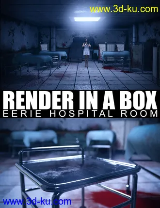 3D打印模型Render In A Box - Eerie Hospital Room的图片