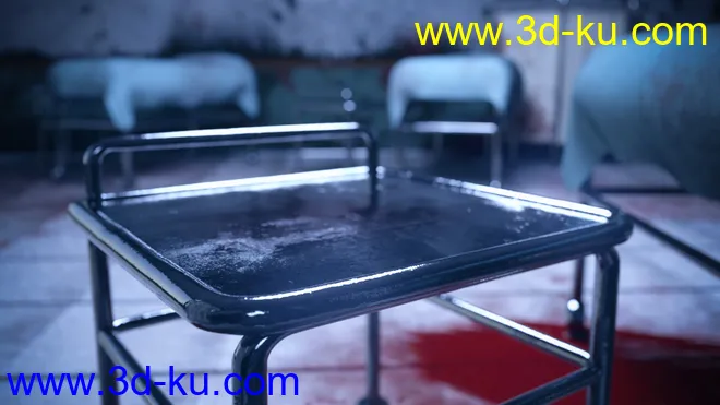 Render In A Box - Eerie Hospital Room模型的图片3