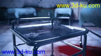 3D打印模型Render In A Box - Eerie Hospital Room的图片