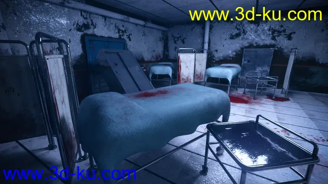 Render In A Box - Eerie Hospital Room模型的图片6