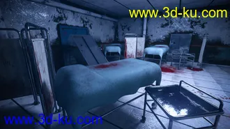 3D打印模型Render In A Box - Eerie Hospital Room的图片
