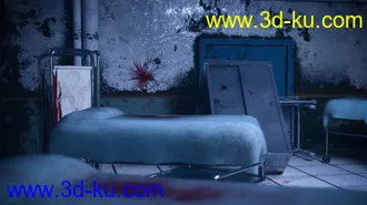 3D打印模型Render In A Box - Eerie Hospital Room的图片