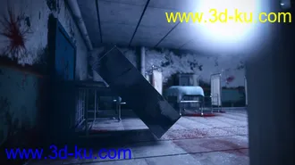 3D打印模型Render In A Box - Eerie Hospital Room的图片