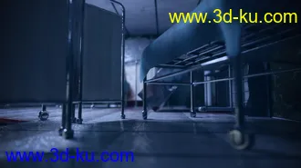 3D打印模型Render In A Box - Eerie Hospital Room的图片