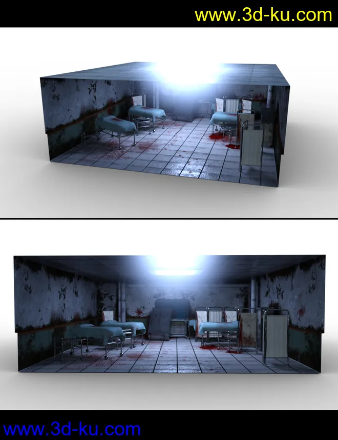 Render In A Box - Eerie Hospital Room模型的图片10