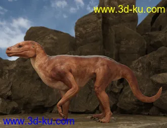3D打印模型Riding Dragon for Dragon 3 with dForce Hair的图片