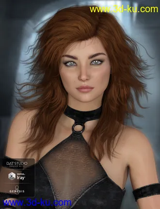3D打印模型Robin Hair for Genesis 8 Female(s)的图片