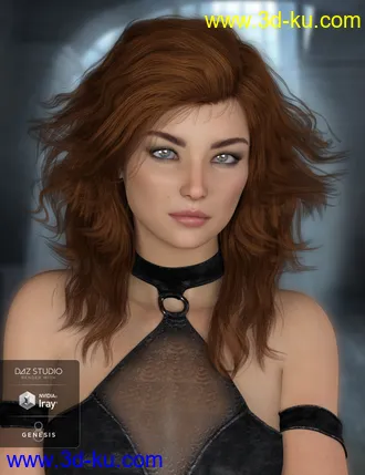 3D打印模型Robin Hair for Genesis 8 Female(s)的图片