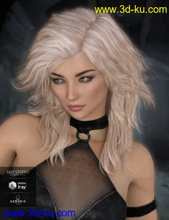 3D打印模型Robin Hair for Genesis 8 Female(s)的图片