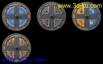 3D打印模型ROG Fantasy Shields的图片