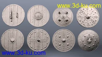 3D打印模型ROG Fantasy Shields的图片