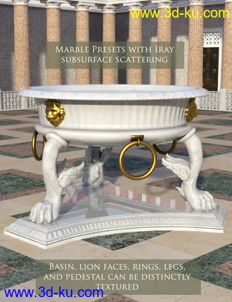 3D打印模型Roman Cauldron and Tripods的图片