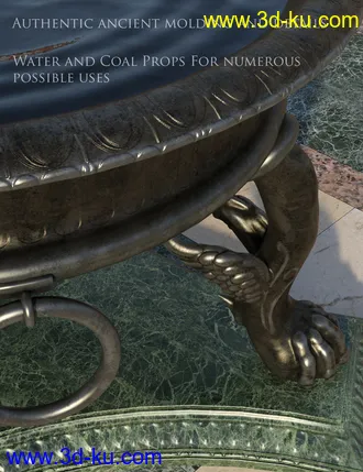 3D打印模型Roman Cauldron and Tripods的图片