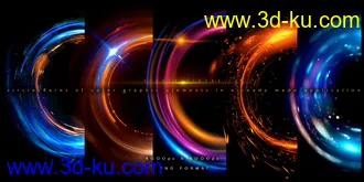 3D打印模型Ron's Circle Flares的图片