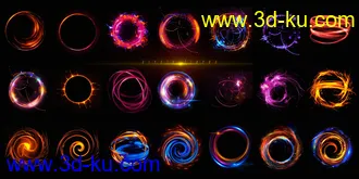 3D打印模型Ron's Circle Flares的图片