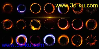 3D打印模型Ron's Circle Flares的图片