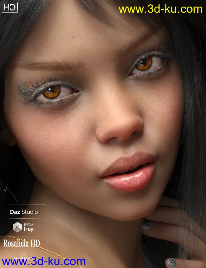Rosalicia HD For Genesis 8 Female模型的图片1