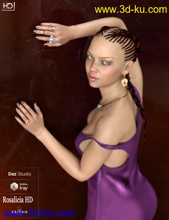 3D打印模型Rosalicia HD For Genesis 8 Female的图片