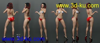 3D打印模型Rosalicia HD For Genesis 8 Female的图片