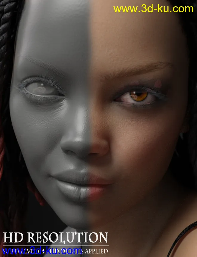Rosalicia HD For Genesis 8 Female模型的图片7