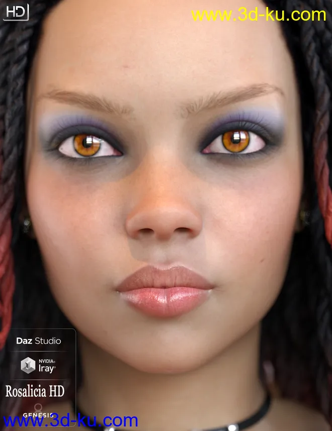 Rosalicia HD For Genesis 8 Female模型的图片11