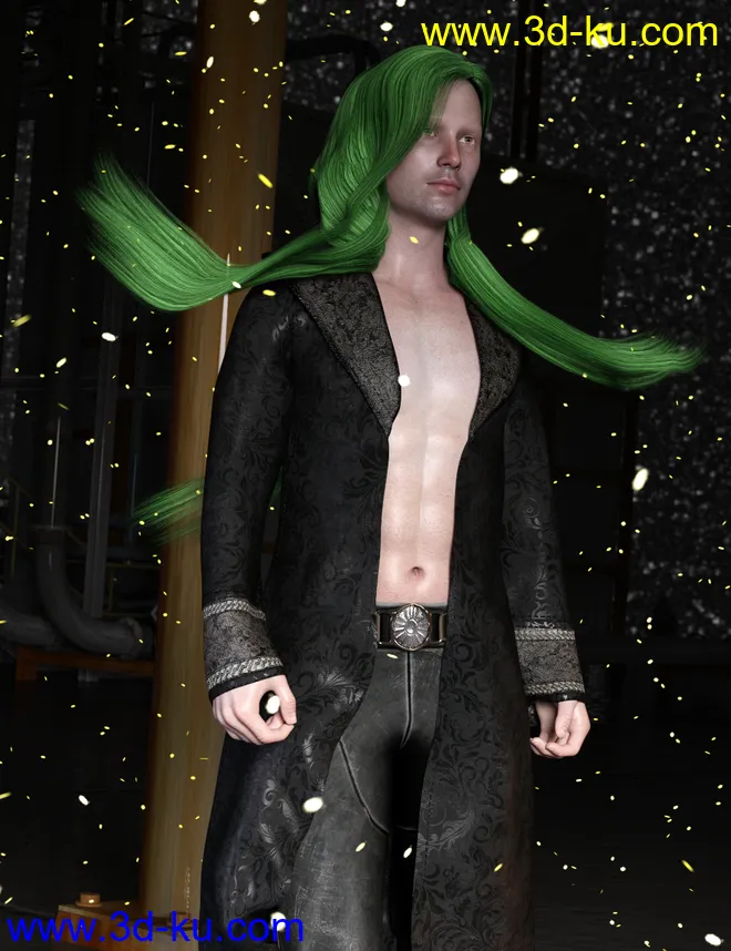RSSY Hair Converter from Genesis 2 Male to Genesis 8 Male模型的图片7
