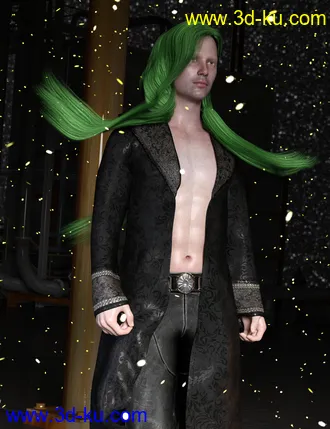 3D打印模型RSSY Hair Converter from Genesis 2 Male to Genesis 8 Male的图片