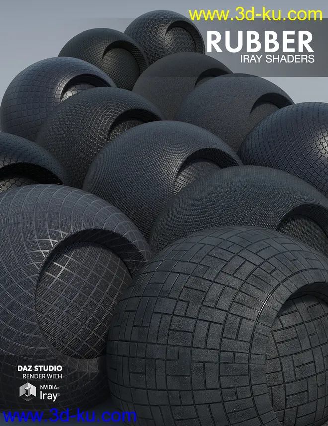 Rubber - Iray Shaders模型的图片1