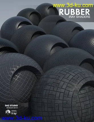 3D打印模型Rubber - Iray Shaders的图片