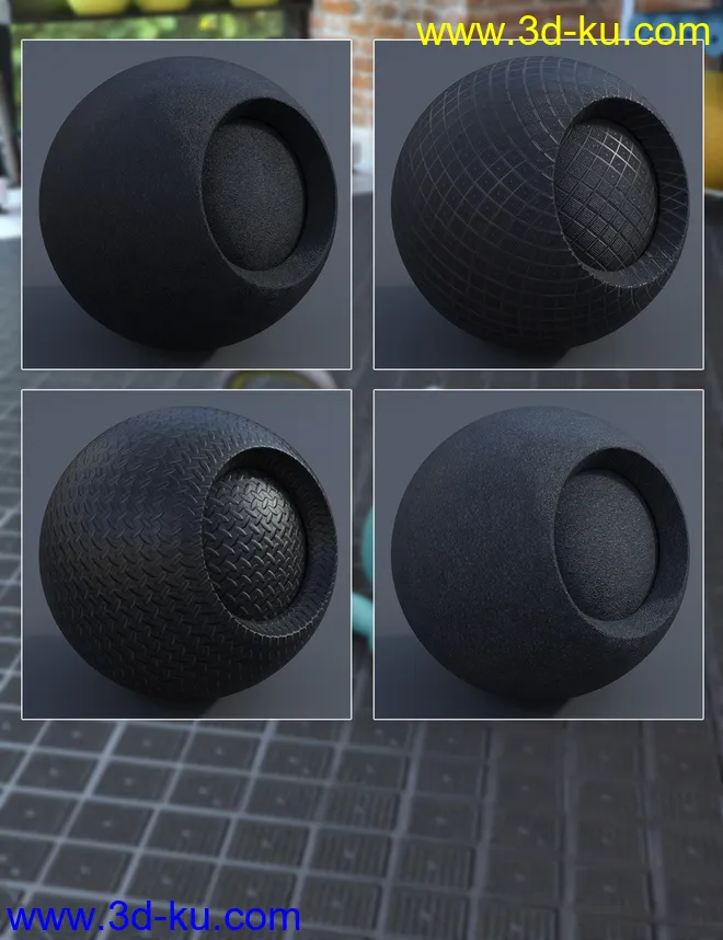Rubber - Iray Shaders模型的图片3