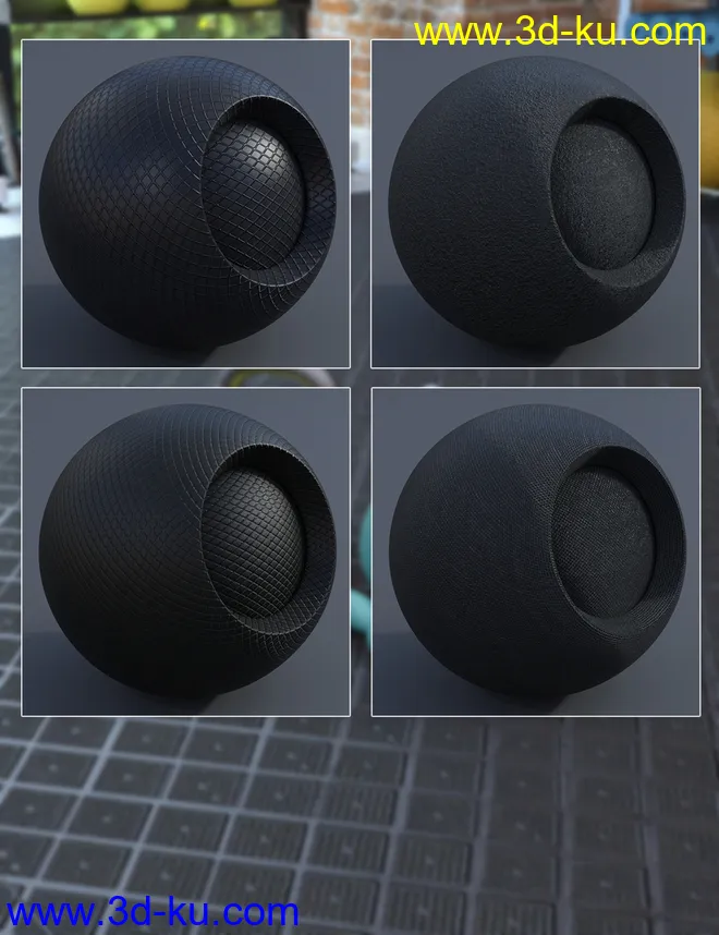 Rubber - Iray Shaders模型的图片4