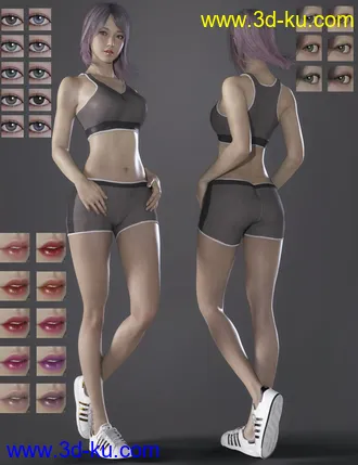 3D打印模型Ruo Xi Collection for Genesis 8 Female(s)的图片