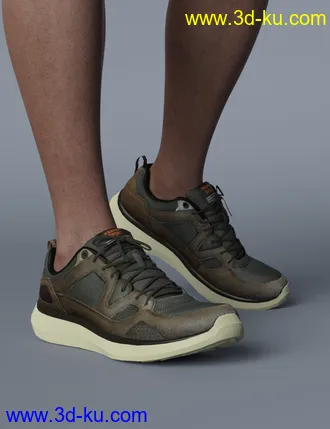 3D打印模型S3D Casual Sneakers for Genesis 8 Male(s)的图片