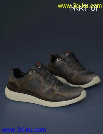 3D打印模型S3D Casual Sneakers for Genesis 8 Male(s)的图片
